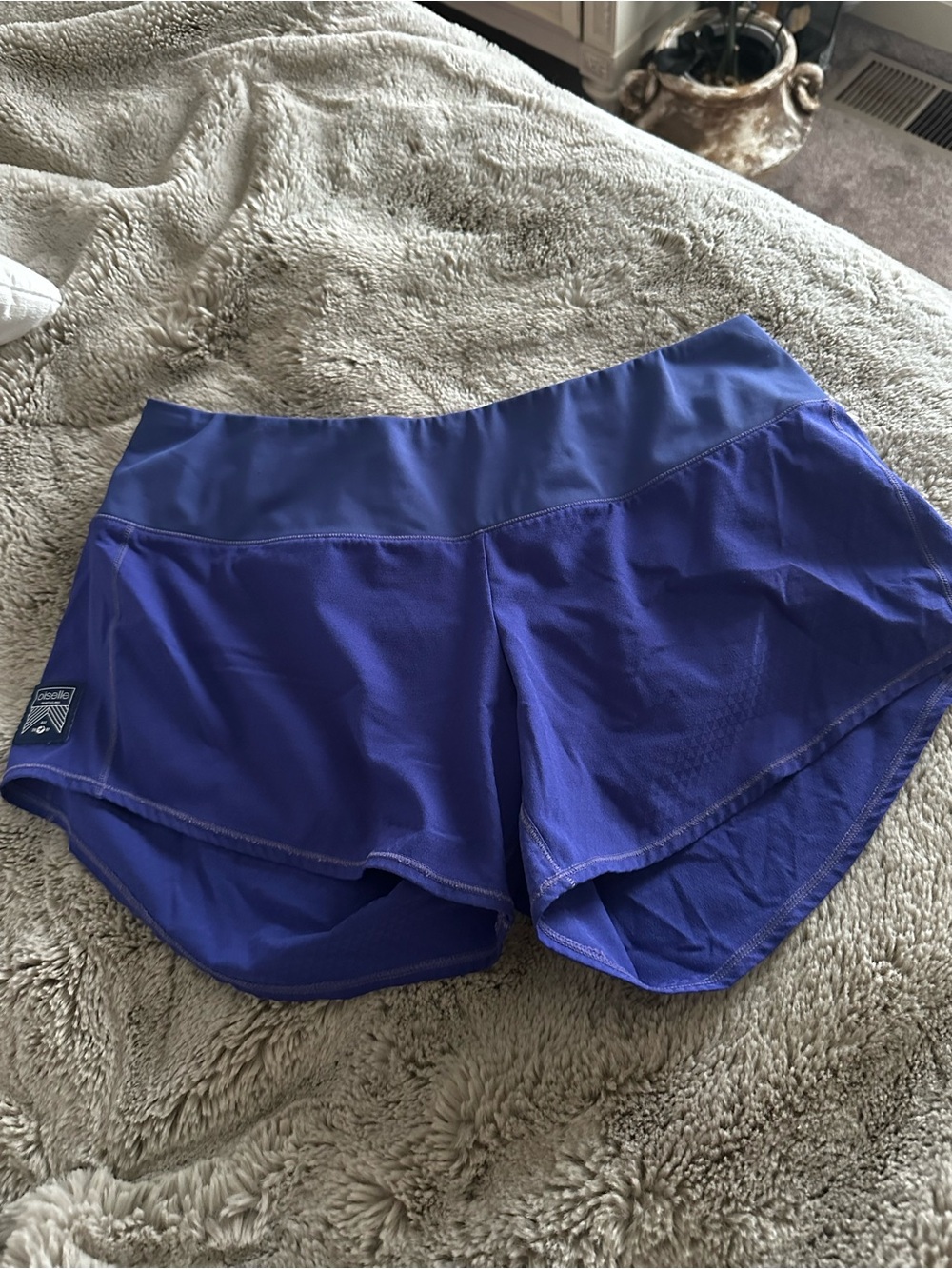 Oiselle Roga Shorts Cobalt Blue Running Athletic Women’s Size 10 Est